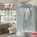 Душевая кабина Avacan EM3912LLEDT AVA 120x90 левая, LED, стекла прозрачные, профиль хром