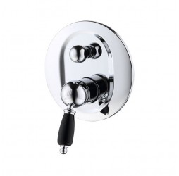 Смеситель для душа Caprigo Adria-uno Black Edition 02B-551-CRM
