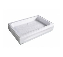 Душевой поддон акриловый прямоугольный  RIVER WEMOR 110/80/24 S 1100*800*240 мм