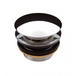 Deante Click-Clack Пробка круглая большая для поддона и ванны, хром