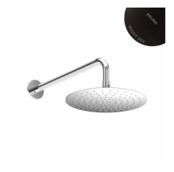 Душевая лейка стальная, Ø300 мм с настенным держателем - BlueR 145 526 5NS Night sky