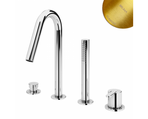 Смеситель на борт ванны Leaf 167 990 1SR Sunrise