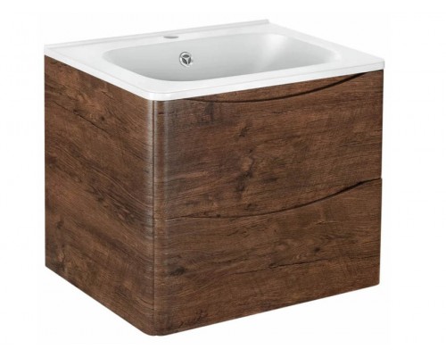 Тумба подвесная Vincea Paola 600 R.Wood VMC-2P600RW