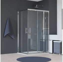 Душевой уголок RGW HO-43 (HO-31 + Z-42) прозрачное cтекло цвет профиля 8 мм 03064392-11