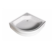Душевой поддон акриловый полукруг RIVER WEMOR  80/24 C 800*800*240 мм