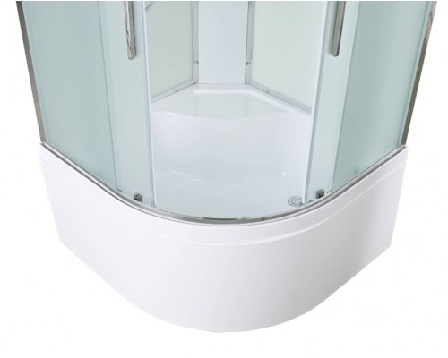 Душевая кабина Avacan EM5011LEDNEW AVA 110x110 LED, стекла матовые, профиль хром