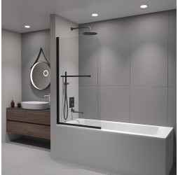 Шторка на ванну RGW SC-114 411111408-11 прозрачное стекло, хром