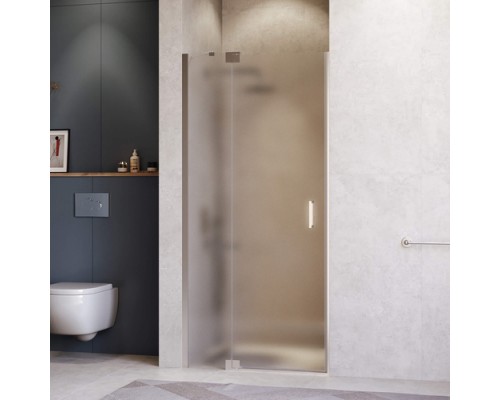 Распашная душевая дверь RGW HO-014 140*200 матовое стекло 8 мм 350601414-21