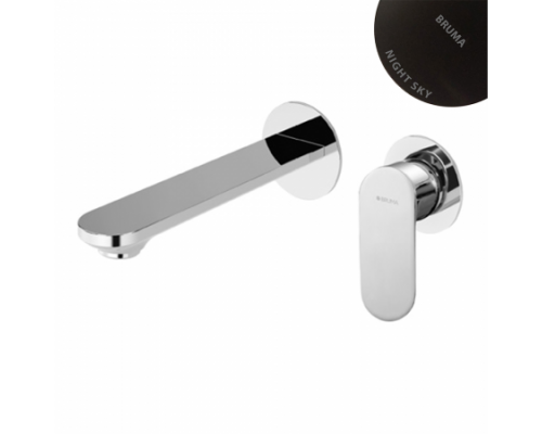 Смеситель для раковины на 2 отверстия, настенный Coral 194 840 0NS Night Sky