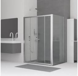 Душевой уголок RGW CL-43-1 (CL-10+Z-060-1) прозрачное cтекло цвет профиля 5 мм 040943139-1