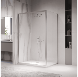 Душевой уголок RGW Passage PA-142 100х90 060814209-11 профиль хром, стекло прозрачное