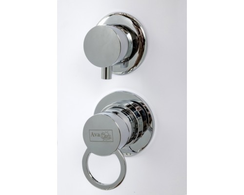 Душевая кабина Avacan D512SL AVA 120x90 стандарт, левая, стекла матовые, профиль хром