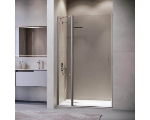 Распашная душевая дверь RGW LE-004-Gg 100*195 прозрачное стекло 6 мм 351200410-110