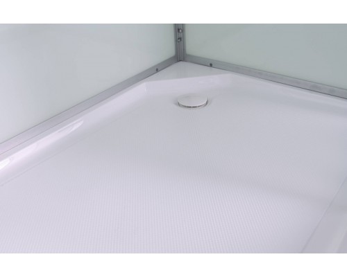 Душевая кабина AvaCan D2012RLED AVA 120x80 правая, LED, стекла матовые, профиль хром