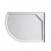 Душевая кабина AvaCan D2012RLED AVA 120x80 правая, LED, стекла матовые, профиль хром