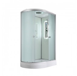 Душевая кабина Avacan D2012RLED AVA 120x80 правая, LED, стекла матовые, профиль хром