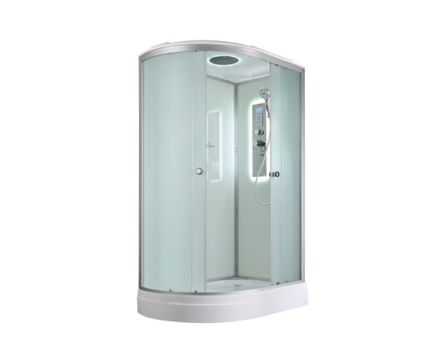 Душевая кабина AvaCan D2012RLED AVA 120x80 правая, LED, стекла матовые, профиль хром