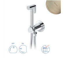 Гигиенический душ Bruma, угол открытия 180 °. Ручной душ из латуни - EloR 145 110 3MM Morning Mist