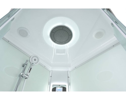 Душевая кабина Avacan EM5090LED AVA 90x90 LED, стекла матовые, профиль хром