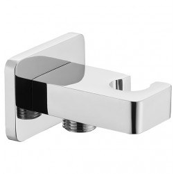 Deante Cascada Угловой соединитель с держателем лейки квадратный, хром