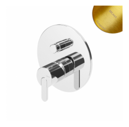 Смеситель скрытого монтажа Leaf Sunrise 167 130 1SR  (на 2 потока)