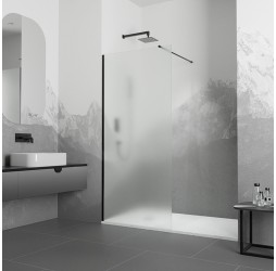 Душевую перегородку RGW WA-010 B неподвижное Walk In cтекло матовое 8 мм 100*195