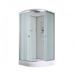 Душевая кабина Avacan D2010 AVA 100x100 стандарт, стекла матовые, профиль хром