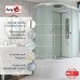 Душевая кабина AvaCan D5012R AVA 120x80 правая, стандарт, стекла матовые, профиль хром