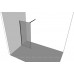 Душевая перегородка Allen Brau 3.21035.60 INFINITY 1, Walk in 8мм, 1600(1575-1585мм) прозр. 8мм,медь браш (323827)