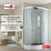 Душевая кабина Avacan EM2811R AVA 110x80 правая, стандарт, стекла матовые, профиль хром