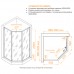 Душевой уголок RGW SV-82 L 100x100 33328200-244L стекло черная вуаль, профиль черный