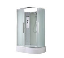 Душевая кабина Avacan EM3912LN AVA 120x90 левая, без крыши, стекла матовые, профиль хром