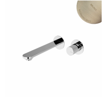 Смеситель для раковины на 2 отверстия, настенный. Adagio 193 010 0MM Morning Mist