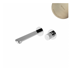 Смеситель для раковины на 2 отверстия, настенный. Adagio 193 010 0MM Morning Mist