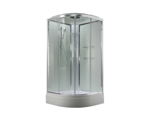 Душевая кабина AvaCan EM3090T AVA 90x90 стандарт, стекла прозрачные, профиль хром