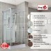 Душевая кабина AvaCan V2010N AVA 100x100 без крыши, стекла прозрачные, профиль хром