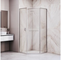 Душевой уголок RGW SV-82 L 80x80 33328288-11L стекло прозрачное, профиль хром