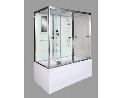 Душевая кабина AvaCan V150 AVA 150x85 стекла прозрачные, профиль хром