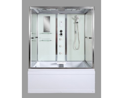 Душевая кабина AvaCan V150 AVA 150x85 стекла прозрачные, профиль хром
