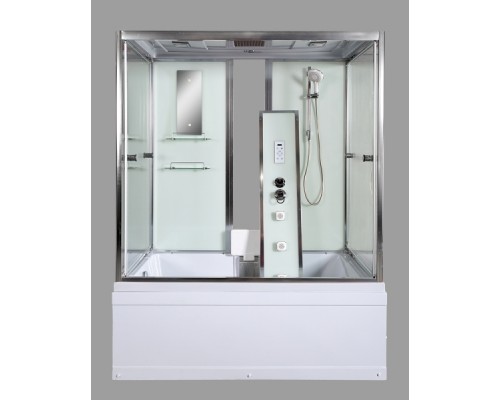 Душевая кабина AvaCan V150 AVA 150x85 стекла прозрачные, профиль хром
