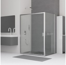 Душевой уголок RGW CL-48-1 (CL-14+Z-060-1) прозрачное cтекло цвет профиля 5 мм 320948119-0