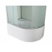 Душевая кабина AvaCan D5012LLED AVA 120x80 левая, LED, стекла матовые, профиль хром