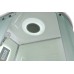 Душевая кабина AvaCan D5012LLED AVA 120x80 левая, LED, стекла матовые, профиль хром