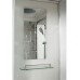 Душевая кабина AvaCan EM2012REL AVA 120x90 с электрикой, правая, стекла с узором, профиль хром