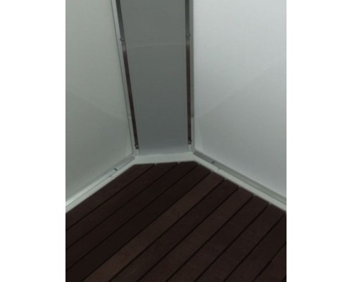 Душевая кабина AvaCan EM2012REL AVA 120x90 с электрикой, правая, стекла с узором, профиль хром