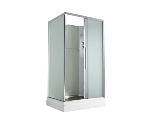Душевая кабина AvaCan KD2912N AVA 120x90 без крыши, стекла матовые, профиль хром