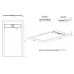 Душевой поддон Allen Brau Infinity 160x90 8.21007-PGM платина