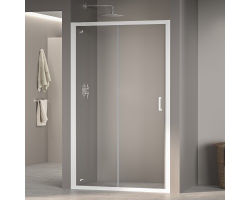 Раздвижная душевая дверь RGW PA-14 W 150*195 прозрачное стекло 6 мм 41081415-15