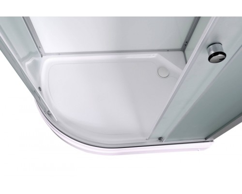 Душевая кабина AvaCan D2012RN AVA 120x80 правая, без крыши, стекла матовые, профиль хром