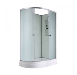 Душевая кабина Avacan D2012RN AVA 120x80 правая, без крыши, стекла матовые, профиль хром